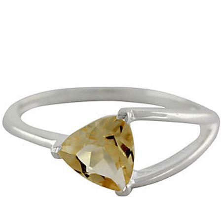 Novica Artisan Crafted Sterling Citrine Ring