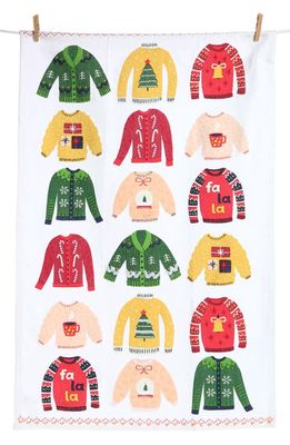 Now Designs Ugly Christmas Sweater Dish Towel in Multi