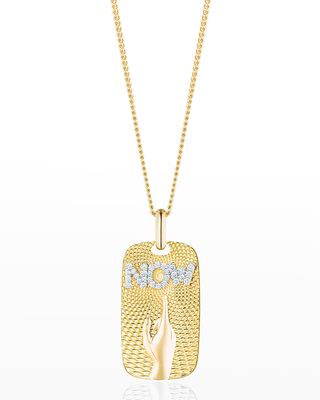 Now Tag Necklace