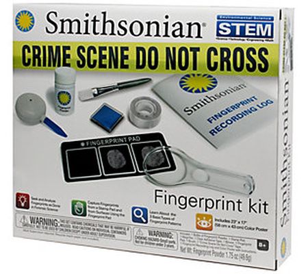 NSI Smithsonian Forensic Science Fingerprint Se t