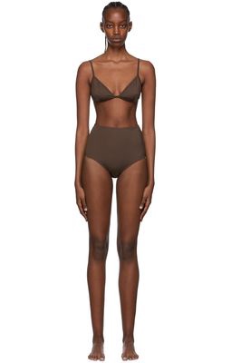 Nu Swim Brown Yes & Basic High Bikini