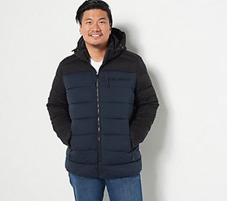 Nuage Men's Quilted Stretch Puffer Coat