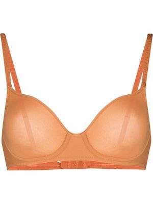 Nubian Skin adjustable-strap underwire-cup bra - Orange
