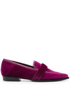 Nubikk Delphine velvet loafers - Purple
