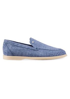 Nubuck Crocodile Leather Loafers