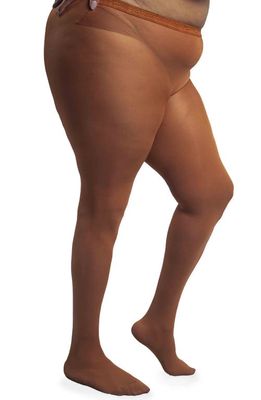 nude barre 2 PM Footed Opaque Tights in 2Pm