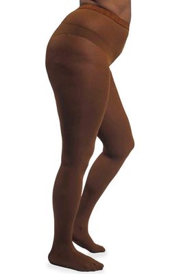 nude barre 3 PM Footed Opaque Tights in 3Pm