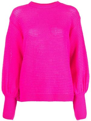 Nude crew neck pullover jumper - Pink
