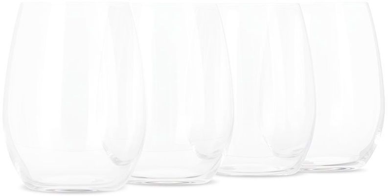 NUDE Glass Pure Stemless Bordeaux Glass Set