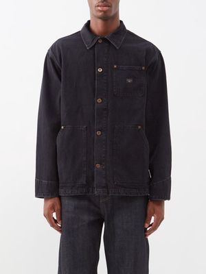 Nudie Jeans - Carson Patch-pocket Denim Overshirt - Mens - Black