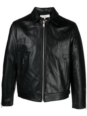 Nudie Jeans Eddy leather jacket - Black