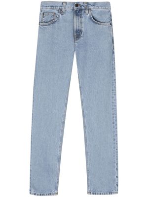 Nudie Jeans Gritty Jackson Summer Clouds straight-leg jeans - Blue
