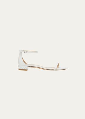Nudistcurve Pearly Ankle-Strap Sandals