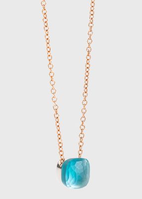 Nudo Gele 18k Gold Sky Blue Topaz Pendant Necklace Pendant Necklace