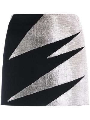 Nuè Starlight high-waisted skirt - Black