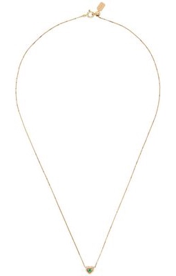 Numbering SSENSE Exclusive Gold #3717 Brilliant Heart Necklace
