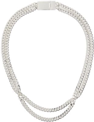 Numbering SSENSE Exclusive Silver #5702 Necklace