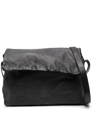 Numero 10 Edmonton Buf leather shoulder bag - Black