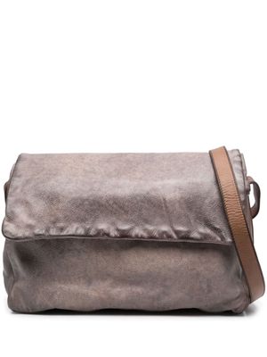 Numero 10 Edmonton Buf leather shoulder bag - Brown