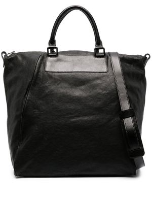 Numero 10 leather crossbody holdall - Black