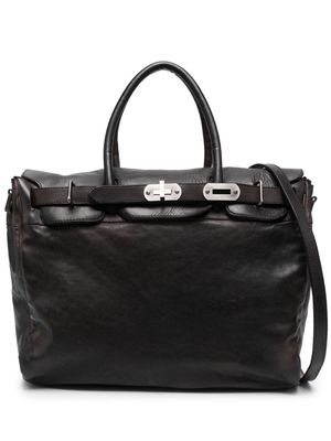 Numero 10 Richmond leather tote bag - Black