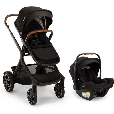 Nuna pipa™ aire™ infant car seat & demi™ next stroller Travel System in Caviar 