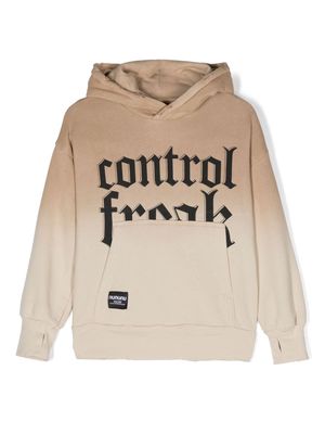 Nununu Control Freak ombré hoodie - Neutrals