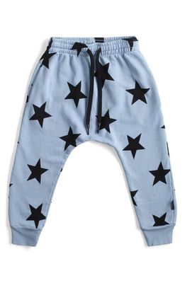 Nununu Star Baggy Pants in Foggy Blue