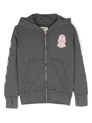 Nununu Ultimate cotton zip-up hoodie - Grey