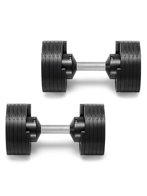 Nüobell 2-Piece Adjustable Weight Set/50 lbs. - Black - Black