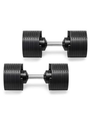Nüobell 2-Piece Adjustable Weight Set/80 lbs. - Black - Black