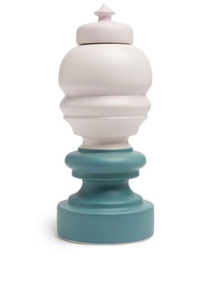 Nuove Forme Chess Queen decorative piece - Blue