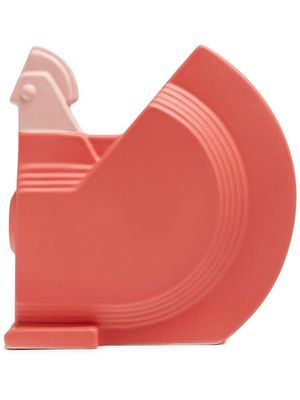 Nuove Forme Cock ceramic figure - Pink