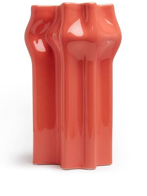 Nuove Forme Extruded Shape vase - Red