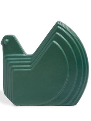 Nuove Forme Hen ceramic figure - Green