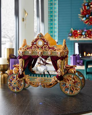 Nutcracker Stage Carriage Christmas Decoration