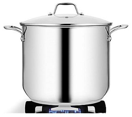 Nutrichef 12-qt Heavy Duty Induction Pot With L id