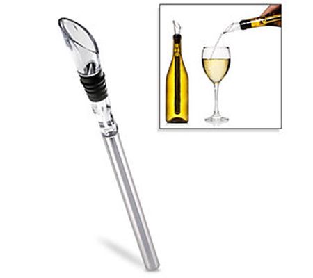 Nutrichef 2-in-1 Stainless Steel Wine Chill Rod
