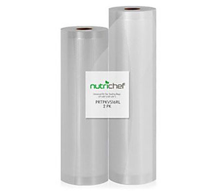 Nutrichef 2 Pack Universal Vacuum Sealer Bags