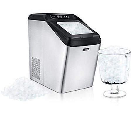 Nutrichef Countertop Ice Maker Machine with Ice Scoop & Basket