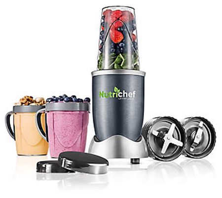 Nutrichef Digital Countertop Power Pro Blender w/ Pulse Blend
