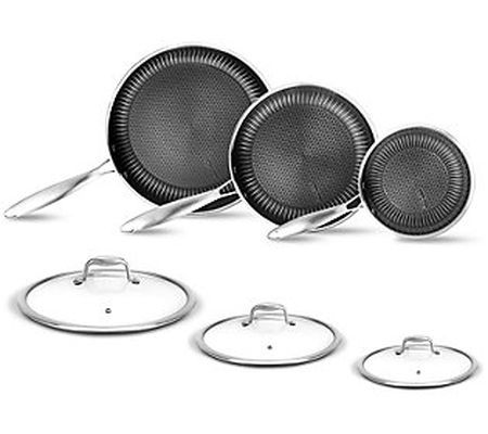 Nutrichef TriPly Stainless Steel Kitchenware Po ts & Pans Set