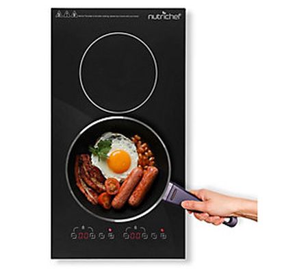 Nuttrichef Dual Induction Cooktop with Digital Display