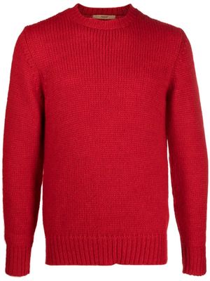 Nuur alpaca-wool knit jumper - Red