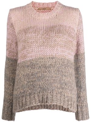 NUUR colour-block pullover jumper - Pink