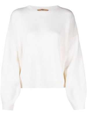 Nuur fine-knit merino-wool jumper - White