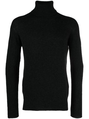 Nuur fine-knit roll-neck jumper - Black