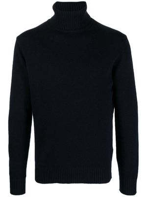 Nuur roll-neck knitted jumper - Blue