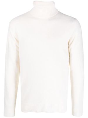 Nuur roll-neck knitted jumper - White
