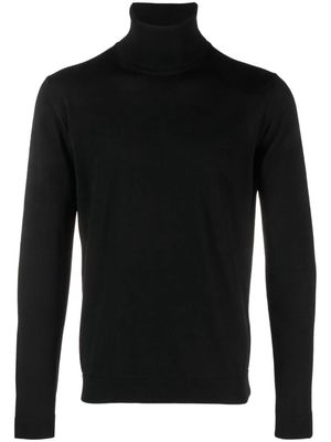 Nuur roll-neck merino-wool jumper - Black